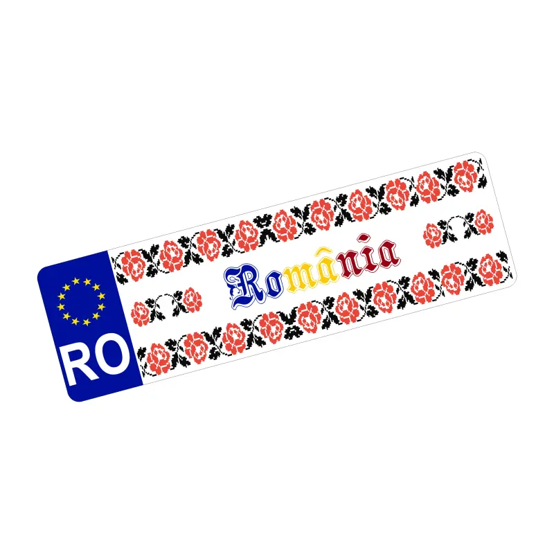 Romania, autocolant, dimensiune 200x60mm, model 009